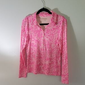 Lilly Pulitzer Pink Floral Women's Top